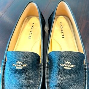 COACH black loafers.  Size 10   No box.  Gently used
